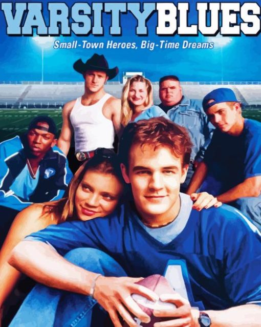 Varsity Blues Poster Paint By Number