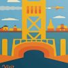 Visit Sacramento Poster Paint By Numbers