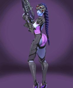 Widowmaker Overwatch Video Game Paint By Numbers