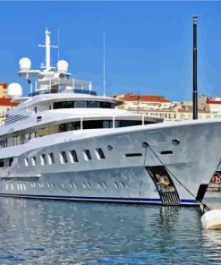 Yacht In Monaco Paint By Number