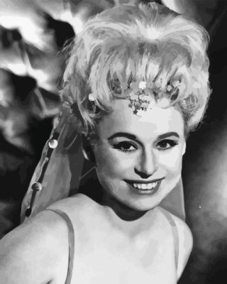 Young Barbara Windsor Paint By Number