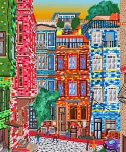 Abstract Balat Turkey Paint By Number
