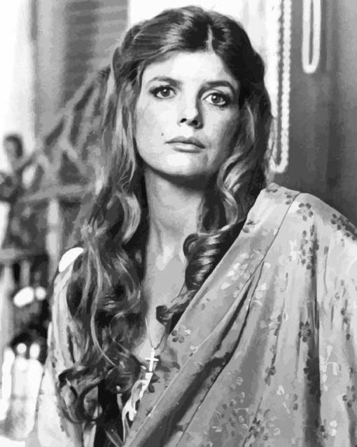 Black And White Katharine Ross Paint By Number