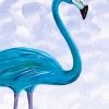 Blue Flamingo Paint By Numbers