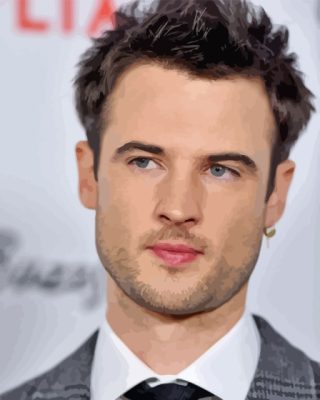 British Actor Tom Sturridge Paint By Number