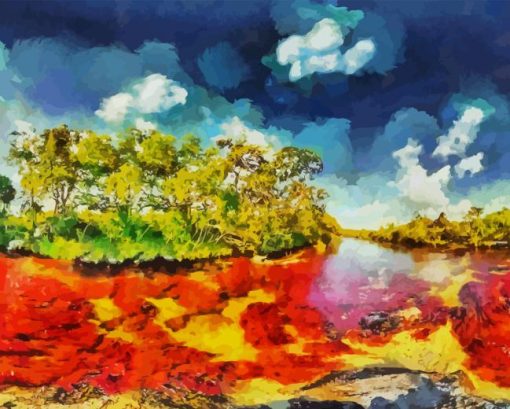 Cano Cristales Art Paint By Number