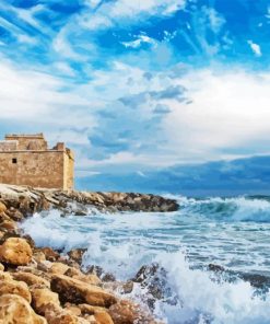 Castle Of Paphos Cyprus Paint By Number