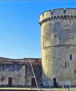 Chain Tower In La Rochelle Paint By Number