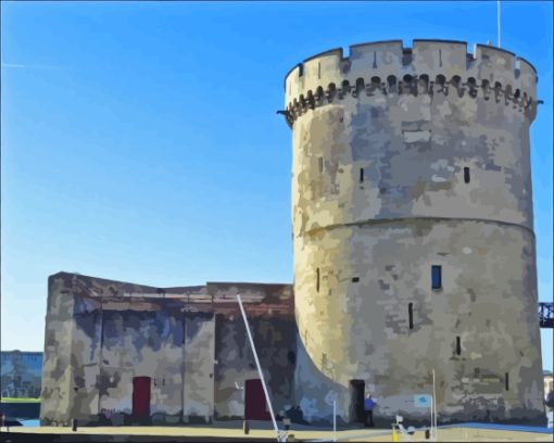 Chain Tower In La Rochelle Paint By Number
