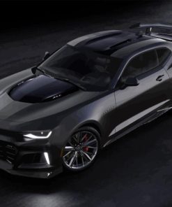Chevrolet Camaro Black Car Paint By Number