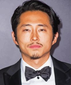 Classy Steven Yeun Paint By Number