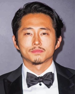 Classy Steven Yeun Paint By Number