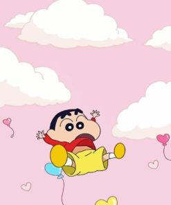 Cute Baby Shinnosuke Crayon Shin Anime Paint By Number