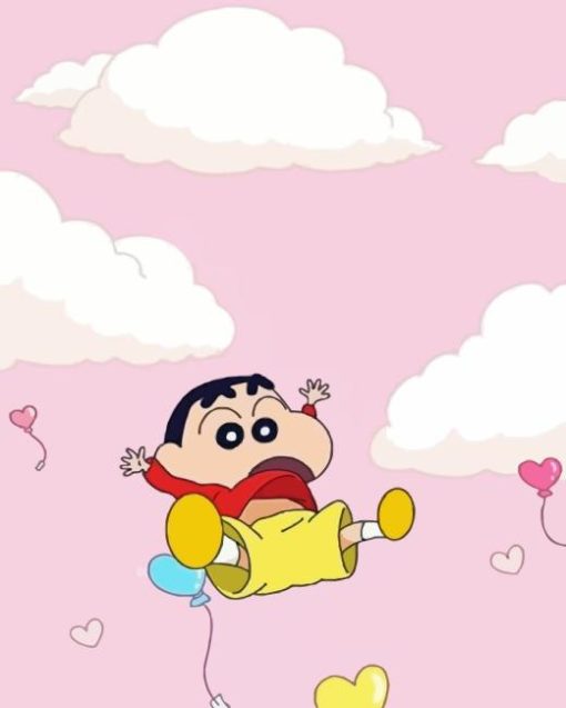 Cute Baby Shinnosuke Crayon Shin Anime Paint By Number