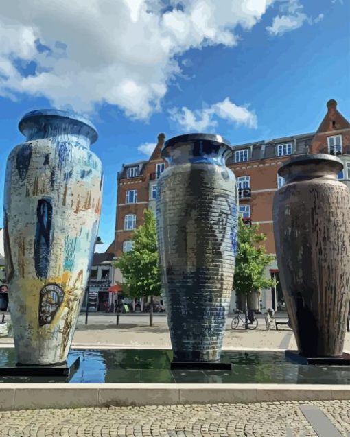 Danemark Roskilde Jars Paint By Numbers