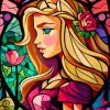 Disney Princess Stained Glass Paint By Number