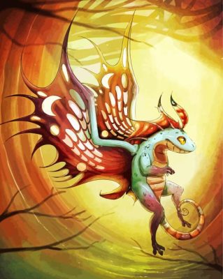 Fairy Dragon Paint By Numbers