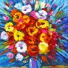 Flowers Vase By Slava Ilyayev Paint By Number