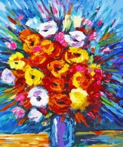 Flowers Vase By Slava Ilyayev Paint By Number