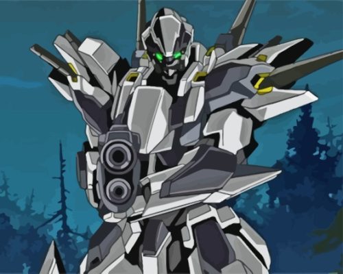 Full Metal Panic Mecha Paint By Number