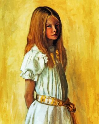 Gertrud Gadd Study Of A Girl Hugo Simberg Paint By Number