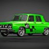 Green Renault Gordini R8 Paint By Number