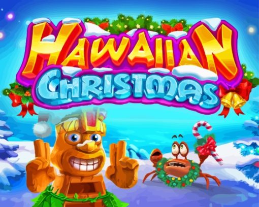 Hawaiian Christmas Poster Paint By Number