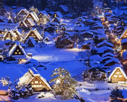 Japan Shirakawa Paint By Numbers