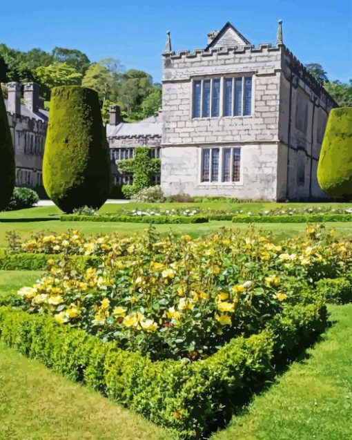 Lanhydrock Gardens Paint By Number
