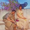 Lawrence Alma Tadema An Eloquent Silence Paint By Number