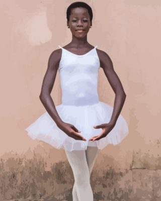 Little African Ballet Dancer Paint By Number