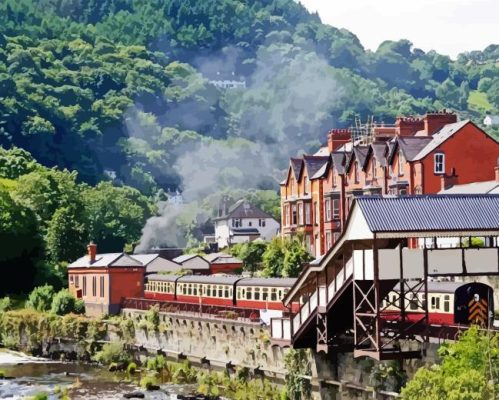 llangollen Bridge Paint By Numbers