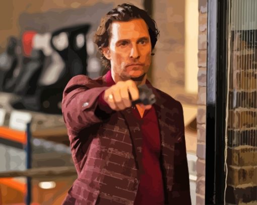 Matthew McConaughey In The Gentlemen Paint By Number