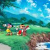 Minnie And Mickey Playing Golf Paint By Number