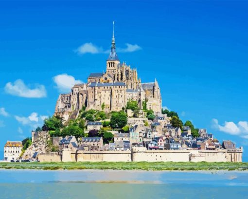 Mont Saint Michel Paint By Numbers