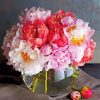 Peonies In A Vase Paint By Numbers
