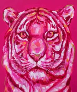 Pink Tiger Paint By Number