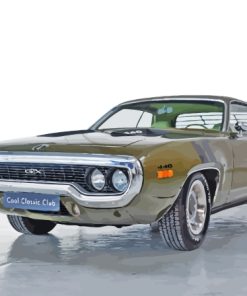 Plymouth Gtx Classic Car Paint By Number