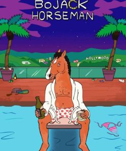 Poster Of Bojack Horseman Paint By Number