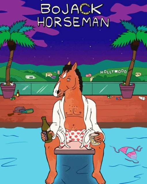 Poster Of Bojack Horseman Paint By Number