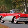 Red 1957 Buick Paint By Number
