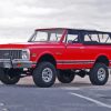Red Chevy K5 Blazer Paint By Number