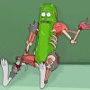 Rick And Morty Pickle Rick Paint By Number