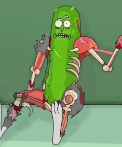 Rick And Morty Pickle Rick Paint By Number