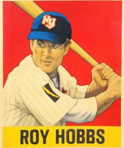 Roy Hobbs Poster Paint By Numbers