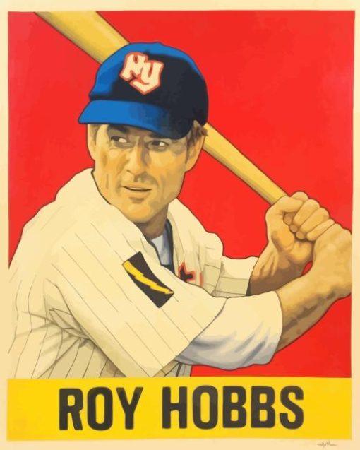 Roy Hobbs Poster Paint By Numbers