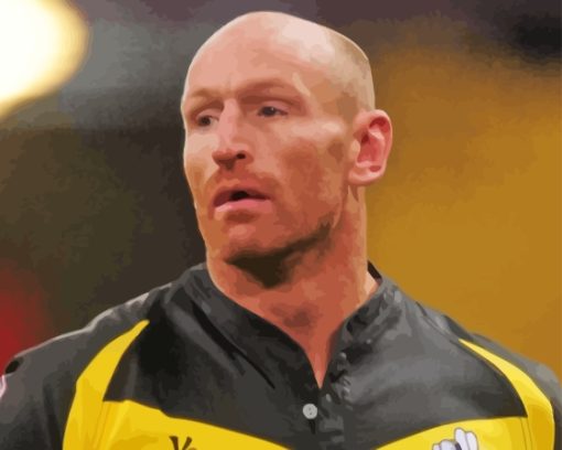 Rugby Player Gareth Thomas Paint By Number