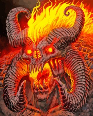 Scary Balrog Paint By Number