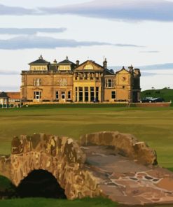 Scotland St Andrews Golf Paint By Number