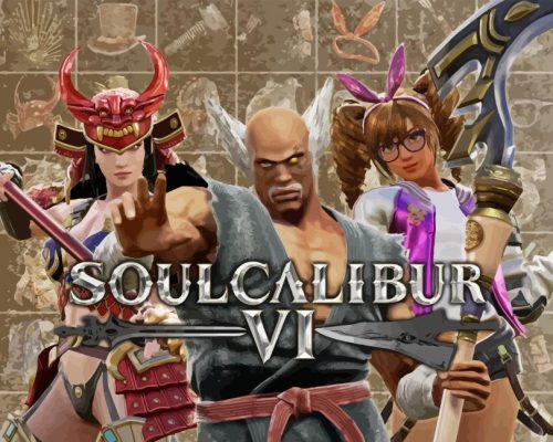 Soulcalibur Game Poster Paint By Number